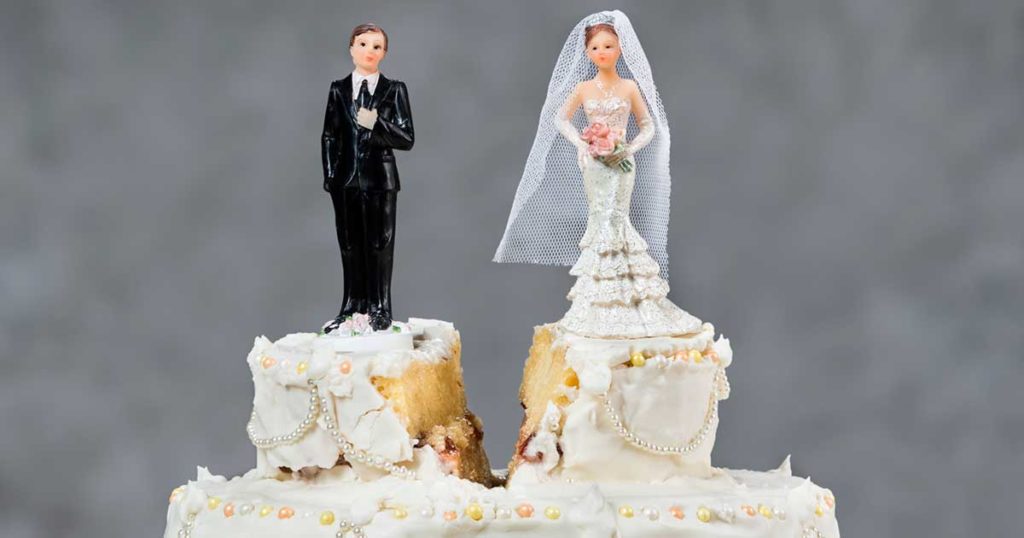 divorce cake